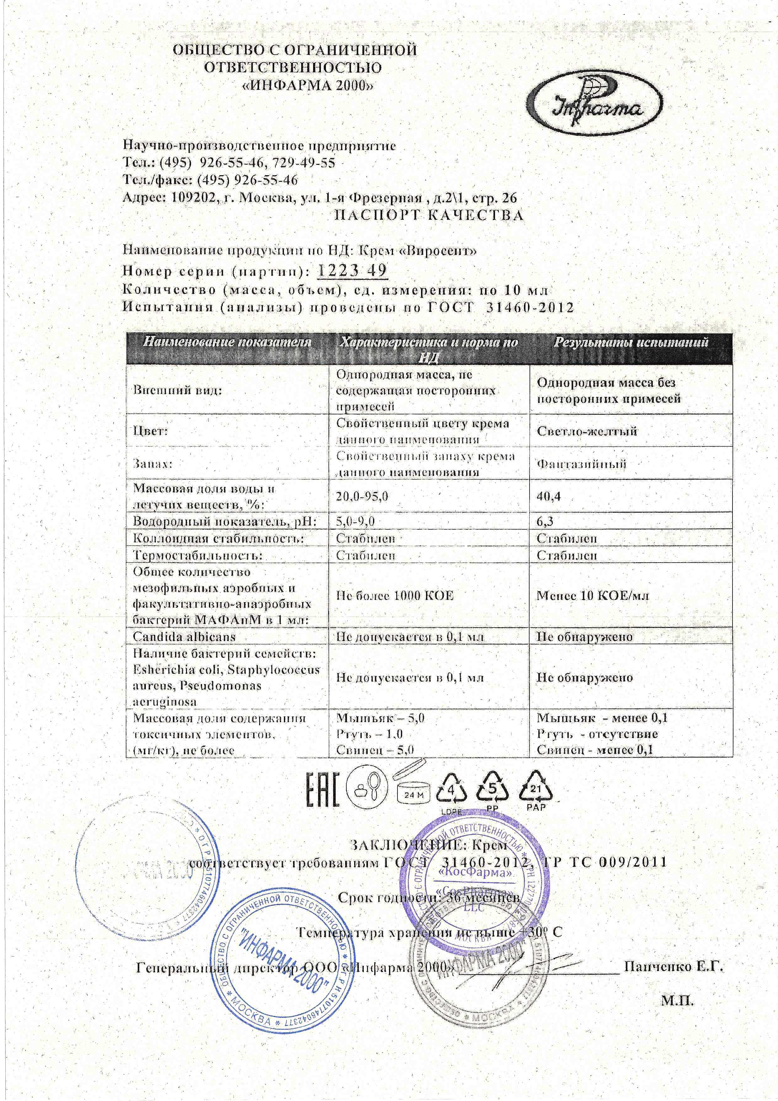 Паспорт №122023